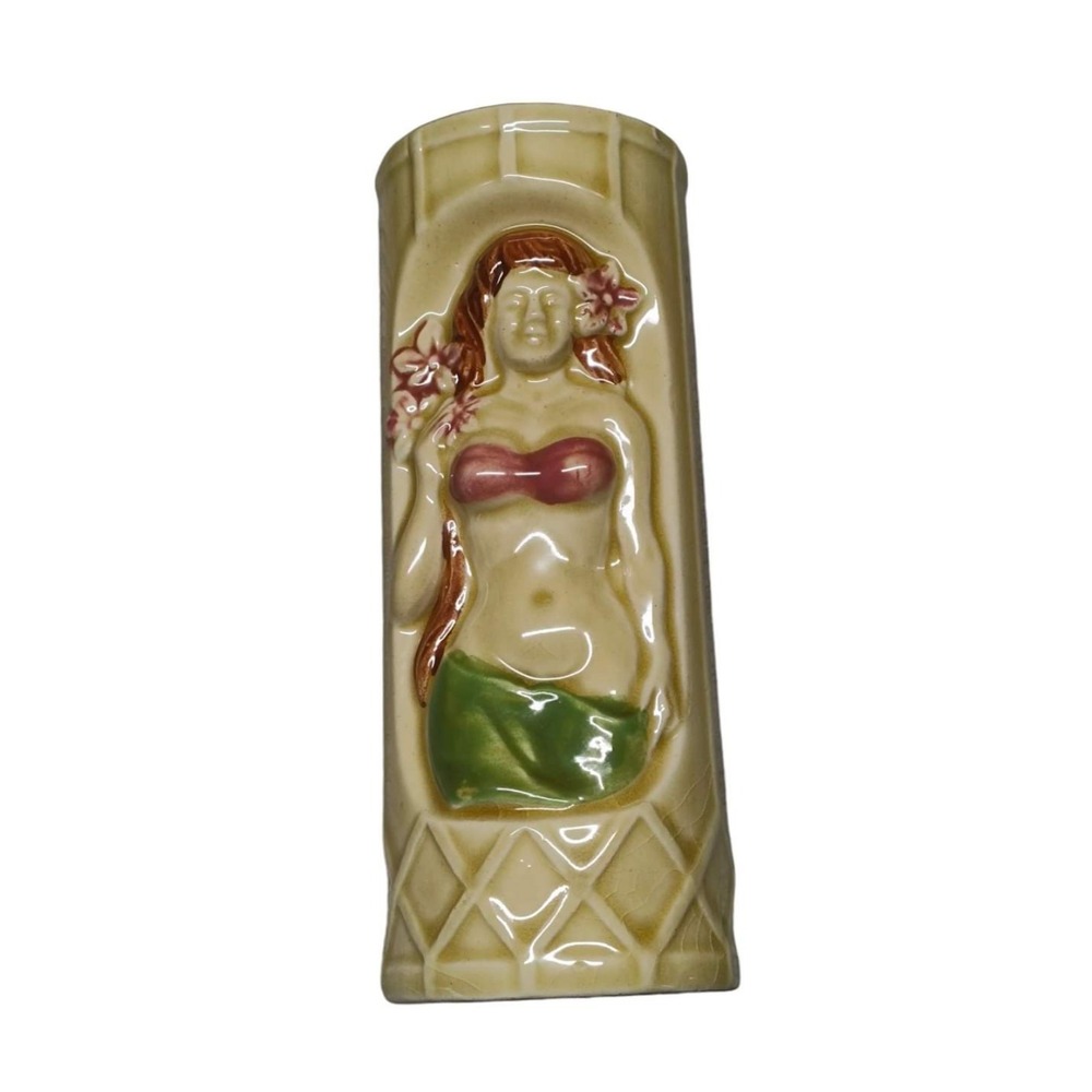 Vintage 1979 Orchids of Hawaii Hula Girl Cup Made in Japan‎
